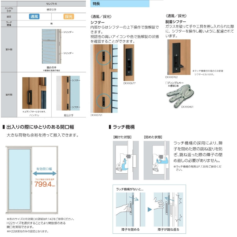 アルミ樹脂複合サッシ YKK エピソードNEO テラスドア Ｗ730×Ｈ2030 （06920）複層 (フローリング納まり) - 工具、DIY用品