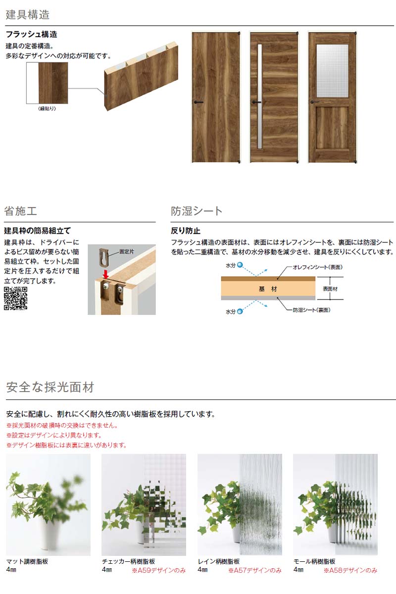 室内引戸 片引き戸 A58 ケーシング枠 24320 [W2433×H2033mm] 2枚建 ラ