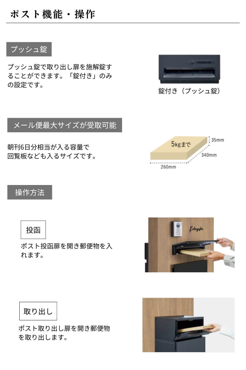 宅配ボックス リクシル ボックスセットKN （エクスポストKN+宅配