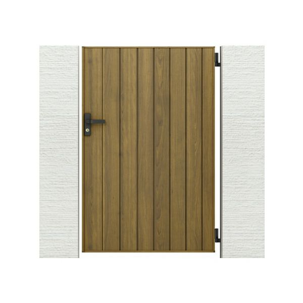 門扉 リクシル 開き門扉AA TM1型 縦桟 片開き 07-12/07-14 柱使用 W700×H1200/1400mm LIXIL 開き門扉 リフォーム