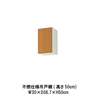 キッチン 不燃仕様吊戸棚 高さ50cm W300mm 間口30cm GS(M-E)-A-30F(R-L) LIXIL リクシル 木製キャビネット GSシリーズ