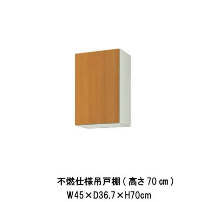 キッチン 不燃仕様吊戸棚 高さ70cm W450mm 間口45cm GS(M-E)-AM-45ZF(R-L) LIXIL リクシル 木製キャビネット GSシリーズ