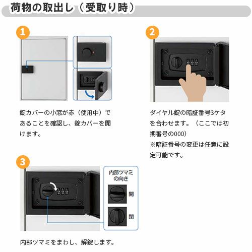 宅配ボックス リクシル 宅配ボックスKT コンパクト ポール仕様 高さ1457.5mm 本体480×460.5×270mm×2 集合住宅 アパート 2段(2台) ポスト LIXIL リフォーム 10枚目