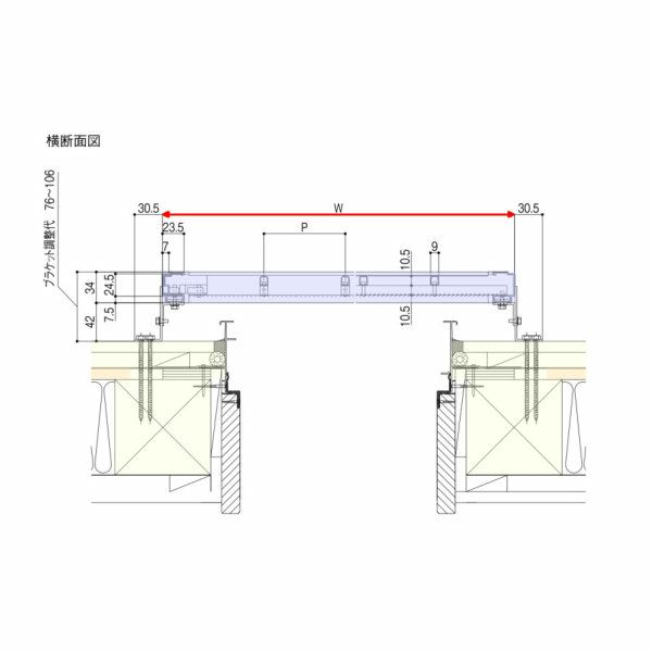井桁面格子 W275～494×H237～426mm オーダーサイズ 壁付け 面格子 窓 アルミサッシ 後付け 防犯 目隠し LIXIL リクシル トステム リフォーム DIY 4枚目