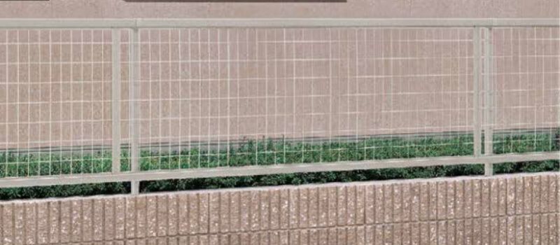 フェンス LIXIL アルメッシュフェンス 1型 フリーポールタイプ T-8 本体 1979×800mm