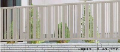 フェンス LIXIL ハイミレーヌR5型フェンス 間仕切りタイプ T-6 本体 2000×600mm