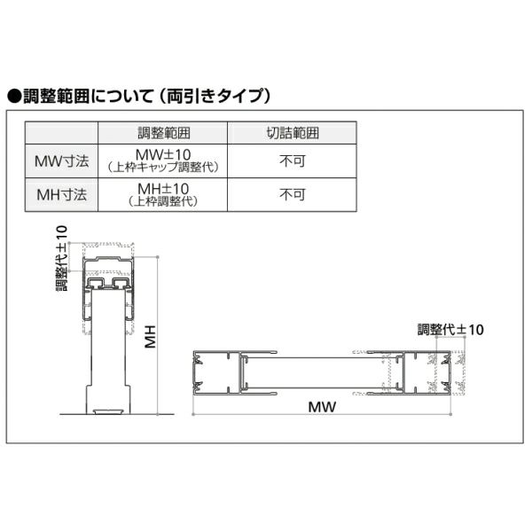 横引き収納網戸 フラットタイプ XMA 両引き 幅MW1201～1400×高さMH2001～2200mm YKKAP 玄関網戸 勝手口網戸 マンション アパート リフォーム 後付け用 網戸 DIY 4枚目