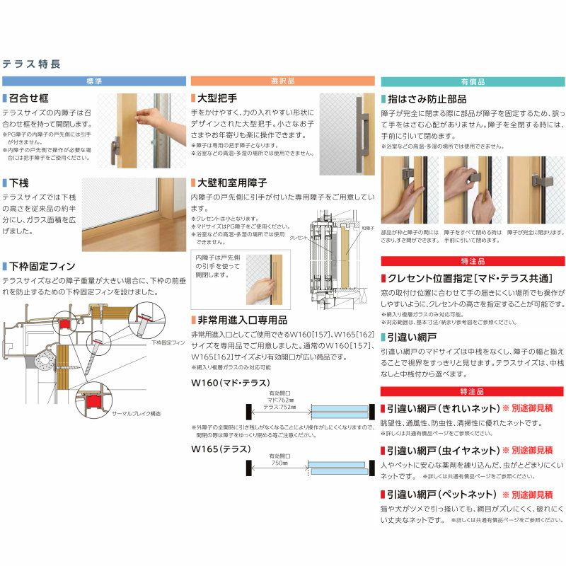 リクシル 防火戸 FGL 単体引き違い窓 サッシ寸法 16520 巾W1690×高さH2030mm アングル付枠 アルミ樹脂複合サッシ 断熱