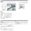 玄関ドア YKKap プロント K03親子ドア 手動錠仕様 W1235×H2330mm ランマなし DH23 玄関ドア アルミサッシ 新設 おしゃれ リフォーム DIY 3枚目