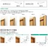 リフォーム用玄関ドア リシェント3 両袖ドア ランマなし G14型 断熱仕様 k2仕様 W1244～1695×H1839～2439mm リクシル/LIXIL 工事付対応可能玄関ドア 5枚目