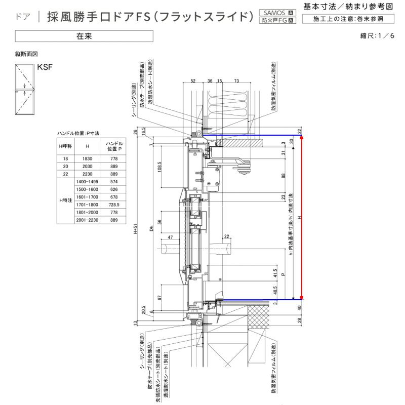 採風勝手口ドアFS 06918 サーモスA W730×H1830mm 複層ガラス 採風勝手口ドアFS 06918 サーモスA W730×H1830mm 複層ガラス