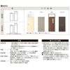 【オーダーサイズ】 玄関ドア 勝手口ドア LIXIL ロンカラーフラッシュドア 三方枠内付型 フラット W500-850×H600-2068 既存枠に重ねて取付可 室内間仕切りに 6枚目