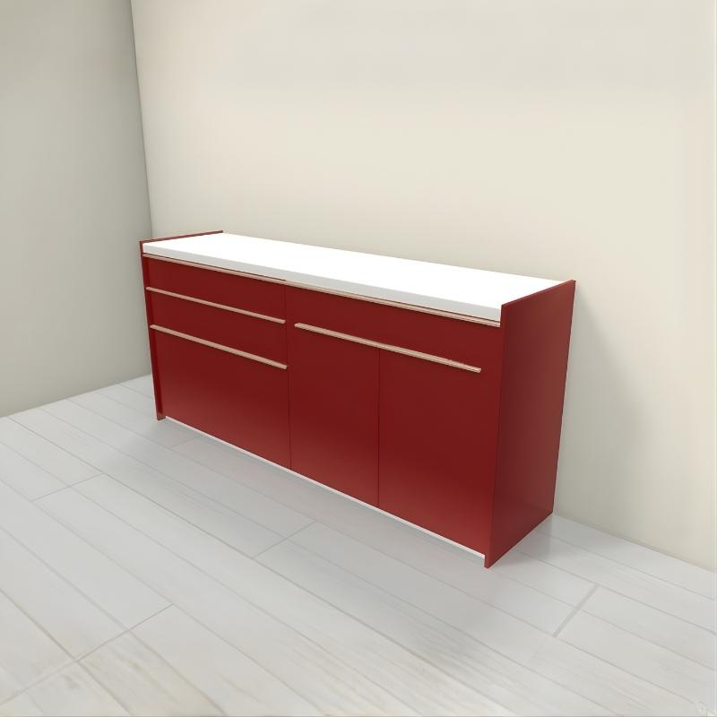 食器棚 システムキッチン収納 シエラS LIXIL 壁付型カウンタープラン W1800mm 間口180cm(90+90cm) カウンター高さ85cm 奥行45cm リクシル グループ2