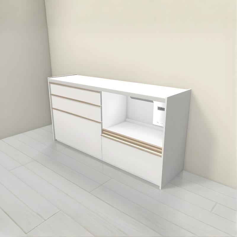 食器棚 システムキッチン収納 シエラS LIXIL 壁付型カウンタープラン W1650mm 間口165cm(90+75cm) カウンター高さ85cm 奥行45cm リクシル グループ2