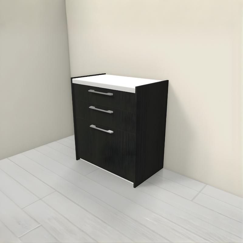 食器棚 システムキッチン収納 シエラS LIXIL 壁付型カウンタープラン W750mm 間口75cm カウンター高さ85cm 奥行45cm リクシル グループ2