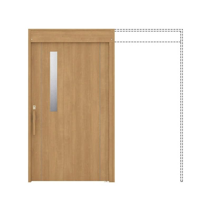 リクシル 室内引戸 ラシッサUD 上吊方式 引込み戸 自閉機能 不燃面材 戸袋ユニットあり HHA ノンケーシング枠 採光タイプ 2020/2220/2620 室内引き戸 ドア 交換 リフォーム DIY 【リフォームおたすけDIY】