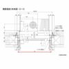 玄関引戸(引き戸) LIXIL/リクシル 花伝k6 70型(千本格子) 関東間 ランマ付 2枚建戸 単板ガラス 玄関サッシ アルミドア 5枚目