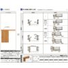 リクシル 室内引戸 ラシッサUD アウトセット方式  片引戸 Wソフトモーション 木質面材 HHD ノンケーシング枠/化粧縁 採光タイプ 2020/2220/2620 DIY 6枚目