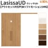 リクシル 室内引戸 ラシッサUD アウトセット方式  片引戸 Wソフトモーション 木質面材 HYGノンケーシング枠/化粧縁 洗面タイプ 2020/2220/2620 DIY 2枚目