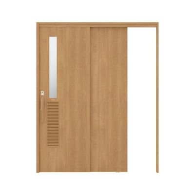 リクシル 室内引戸 ラシッサUD 上吊連動方式  片引戸2枚建 Wソフトモーション 木質面材 HYF ノンケーシング枠 洗面タイプ 1620 W1644mm×H2023mm LIXIL DIY