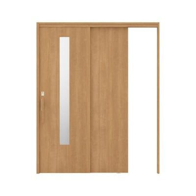 リクシル 室内引戸 ラシッサUD 上吊連動方式  片引戸2枚建 Wソフトモーション 木質面材 HHC ケーシング付枠 採光タイプ 1620 W1644mm×H2023mm LIXIL DIY