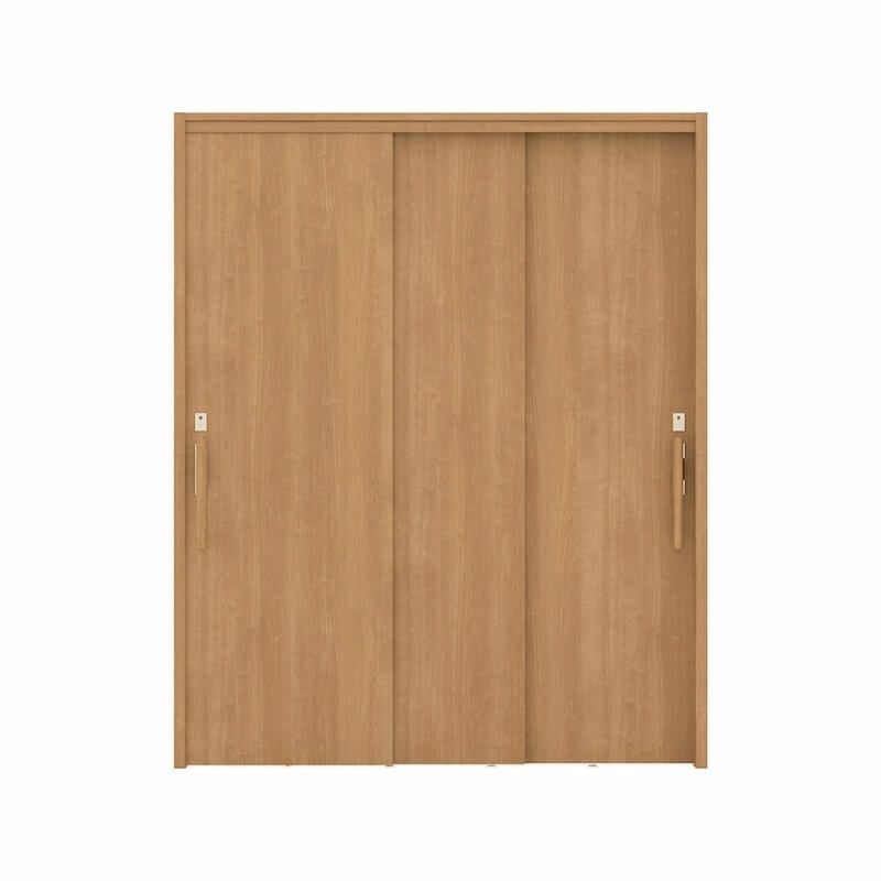 リクシル 室内引戸 ラシッサUD 上吊連動方式  引違い戸3枚建 Wソフトモーション 木質面材 HAA ノンケーシング枠 パネルタイプ 1620 W1644mm×H2023mm LIXIL DIY