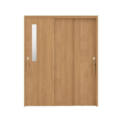 リクシル 室内引戸 ラシッサUD 上吊連動方式  引違い戸3枚建 Wソフトモーション 木質面材 HHA ノンケーシング枠 採光タイプ 1620 W1644mm×H2023mm LIXIL DIY