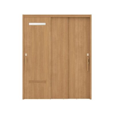 リクシル 室内引戸 ラシッサUD 上吊連動方式  引違い戸3枚建 Wソフトモーション 木質面材 HYE ノンケーシング枠 洗面タイプ 1620 W1644mm×H2023mm LIXIL DIY