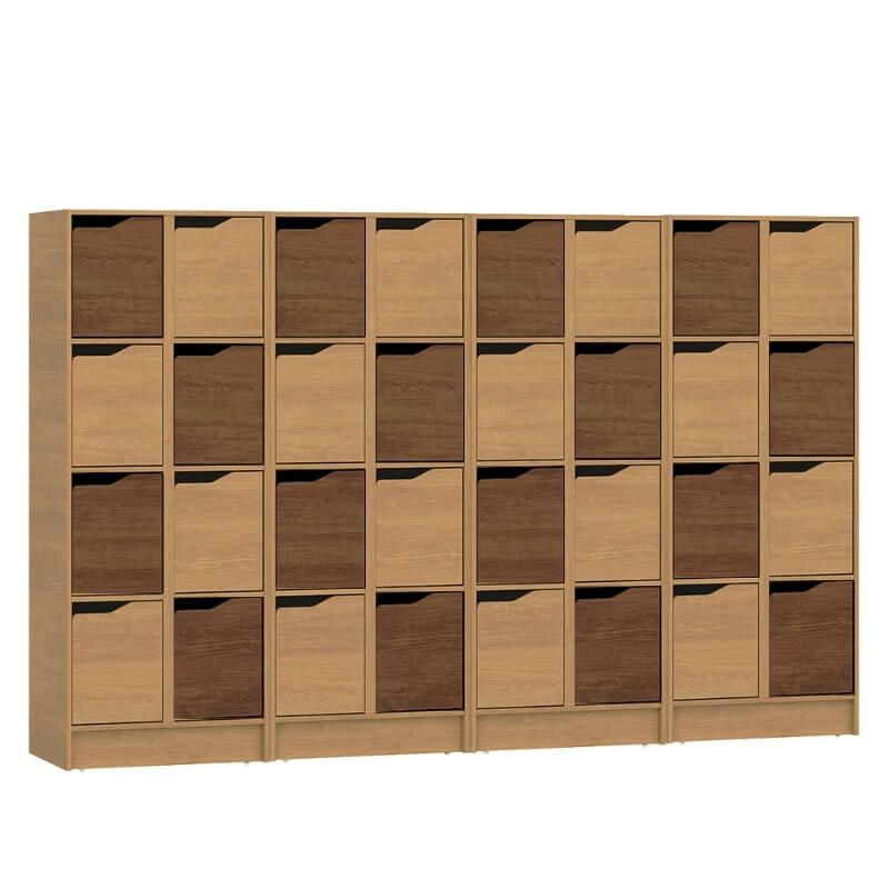 現地組立必要 リクシル ラシッサUD 玄関収納 下駄箱 扉あり 2色仕様 8列4段 W2412mm×H1585mm 32名分/64足分 キャビネット シューズボックス LIXIL 玄関 組み立て DIY 【リフォームおたすけDIY】