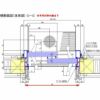 玄関引戸(引き戸) LIXIL/リクシル 光悦k6 ランマ無し 2枚建戸 関東間 H18 50型(千本格子) 単板ガラス アルミサッシ 玄関ドア 6枚目