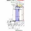 玄関引戸(引き戸) LIXIL/リクシル 光悦k6 ランマ無し 2枚建戸 関東間 H18 50型(千本格子) 単板ガラス アルミサッシ 玄関ドア 7枚目