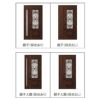 玄関ドア 断熱k2/k4仕様 ジエスタ２ 親子 採光/入隅 C73型 エントリーシステム/FamiLock対応玄関ドア リクシル LIXIL トステム TOSTEM 住宅 ドア 玄関サッシ アルミサッシ 交換 リフォーム DIY 2枚目