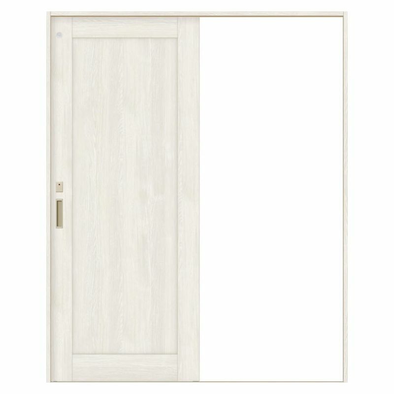 オーダーサイズ リクシル ラシッサＳ 室内引戸 Vレール方式 片引戸トイレタイプ ASKL-LAG ノンケーシング枠 W1188～1992㎜×Ｈ1728～2425㎜