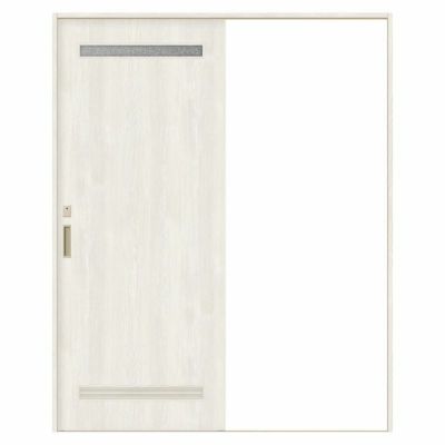 オーダーサイズ リクシル ラシッサＳ 洗面タイプ 室内引戸 Vレール方式 片引戸トイレタイプ ASKL-LYA ノンケーシング枠 W1188～1992㎜×Ｈ1728～2425㎜