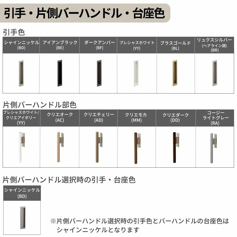 オーダーサイズ リクシル ラシッサＳ 室内引戸 Vレール方式 片引戸2枚建 ASKD-LAC ノンケーシング枠 W1748～2954㎜×Ｈ1728～2425㎜ 10枚目