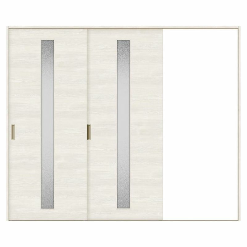 オーダーサイズ リクシル ラシッサＳ 室内引戸 Vレール方式 片引戸2枚建 ASKD-LGB ノンケーシング枠  W1748～2954㎜×Ｈ1728～2425㎜