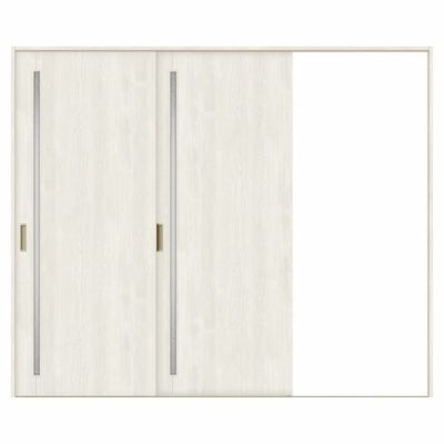 オーダーサイズ リクシル ラシッサＳ 室内引戸 Vレール方式 片引戸2枚建 ASKD-LGC ノンケーシング枠 W1748～2954㎜×Ｈ1728～2425㎜