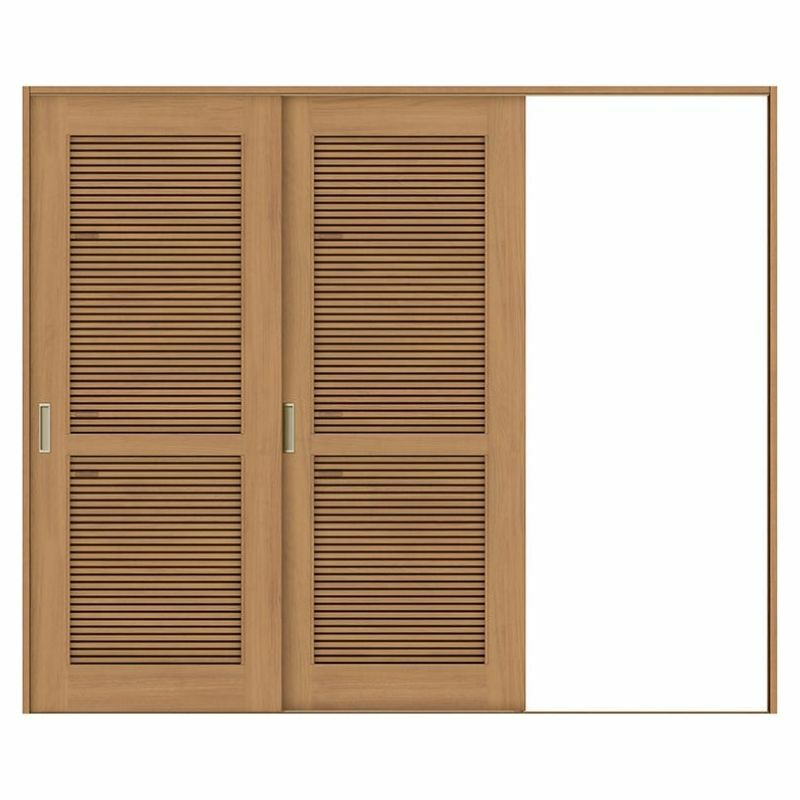 オーダーサイズ リクシル ラシッサＳ 通風タイプ 室内引戸 Vレール方式 片引戸2枚建 ASKD-LTA ケーシング付枠 W1748～2954㎜×Ｈ1728～2425㎜