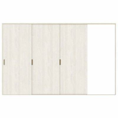 オーダーサイズ リクシル ラシッサＳ 室内引戸 Vレール方式 片引戸3枚建 ASKT-LAC ノンケーシング枠 W2308～3916㎜×Ｈ1728～2425㎜