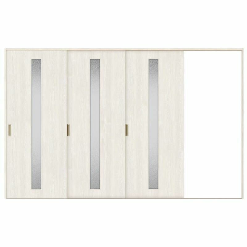 オーダーサイズ リクシル ラシッサＳ 室内引戸 Vレール方式 片引戸3枚建 ASKT-LGA ノンケーシング枠 W2308～3916㎜×Ｈ1728～2425㎜