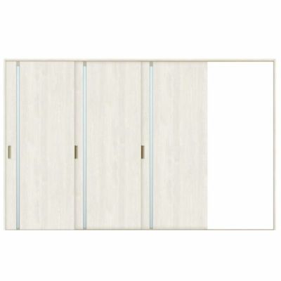 オーダーサイズ リクシル ラシッサＳ 室内引戸 Vレール方式 片引戸3枚建 ASKT-LGL ノンケーシング枠 W2308～3916㎜×Ｈ1728～2425㎜