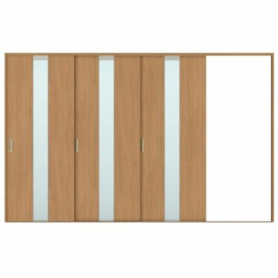 オーダーサイズ リクシル ラシッサＳ 室内引戸 Vレール方式 片引戸3枚建 ASKT-LGM ケーシング付枠  W2308～3916㎜×Ｈ1728～2425㎜