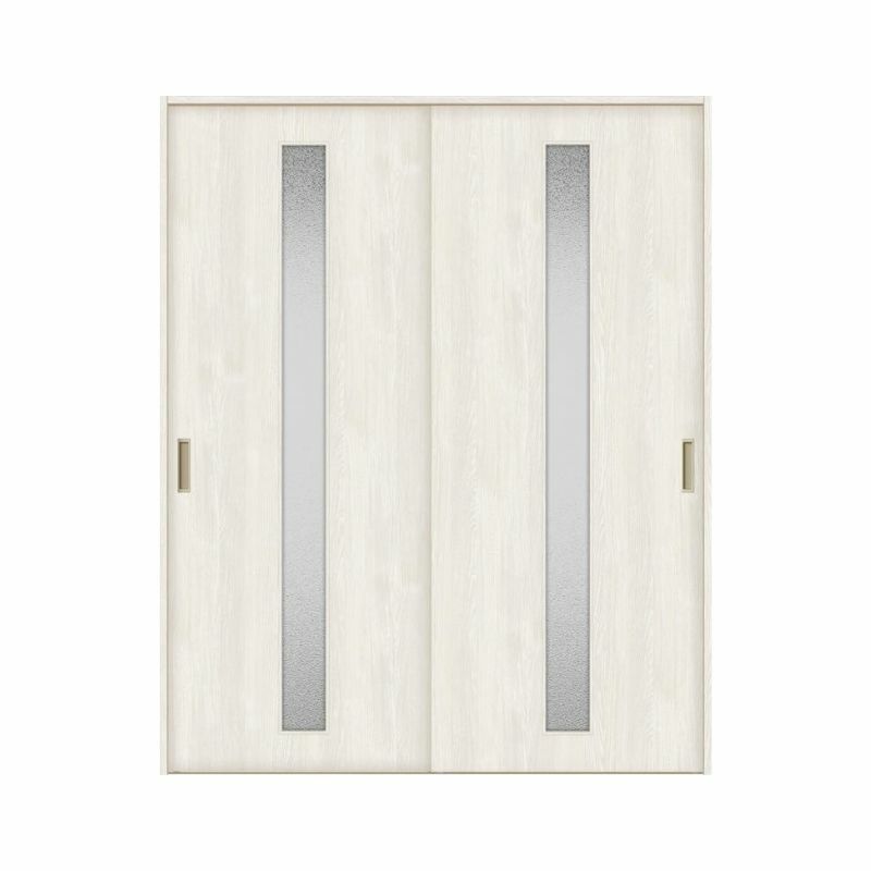 オーダーサイズ リクシル ラシッサＳ 室内引戸 Vレール方式 引違い戸2枚建 ASHH-LGA ノンケーシング枠 W1188～1992㎜×Ｈ1728～2425㎜