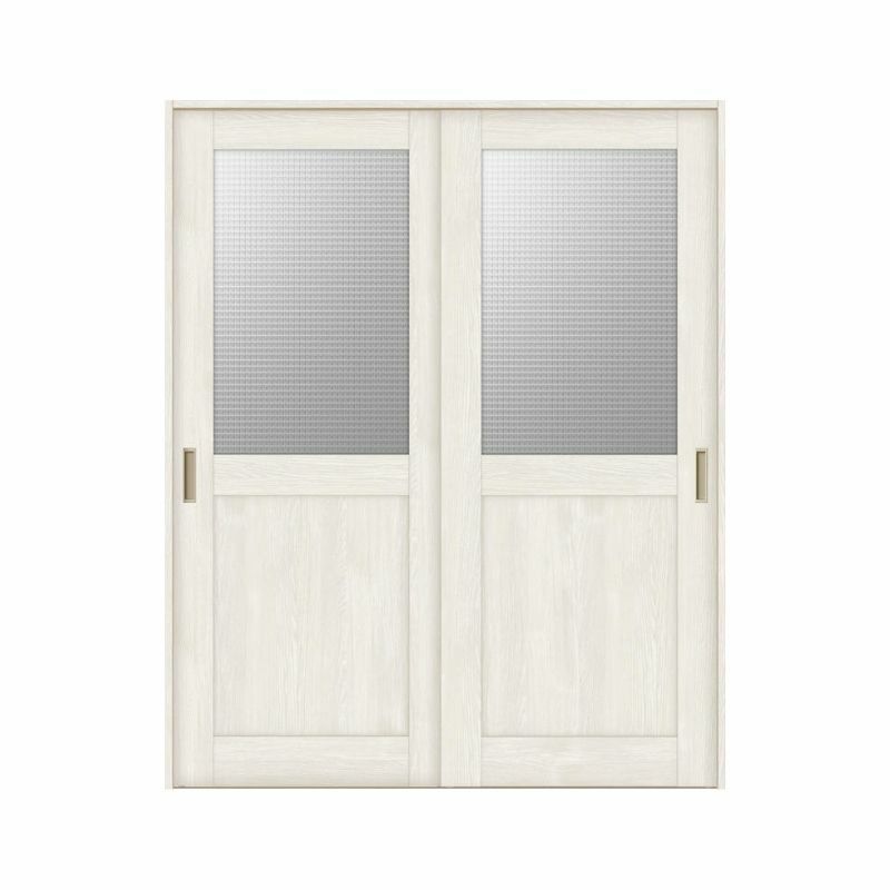 オーダーサイズ リクシル ラシッサＳ 室内引戸 Vレール方式 引違い戸2枚建 ASHH-LGH ノンケーシング枠 W1188～1992㎜×Ｈ1728～2425㎜