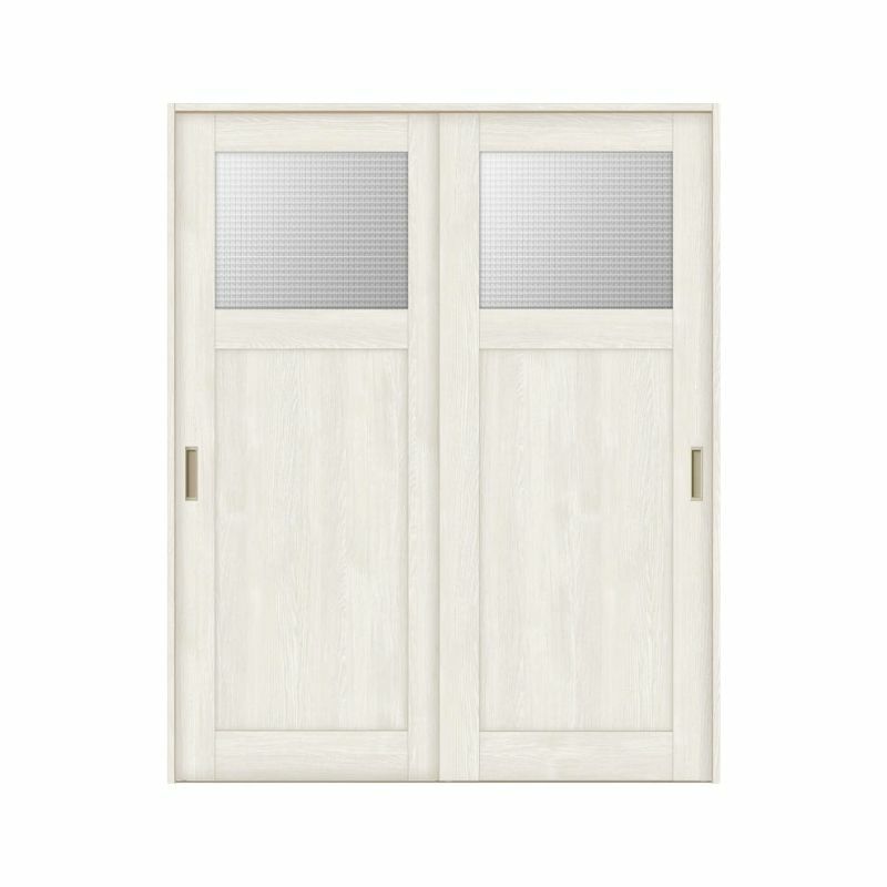 オーダーサイズ リクシル ラシッサＳ 室内引戸 Vレール方式 引違い戸2枚建 ASHH-LGJ ノンケーシング枠 W1188～1992㎜×Ｈ1728～2425㎜