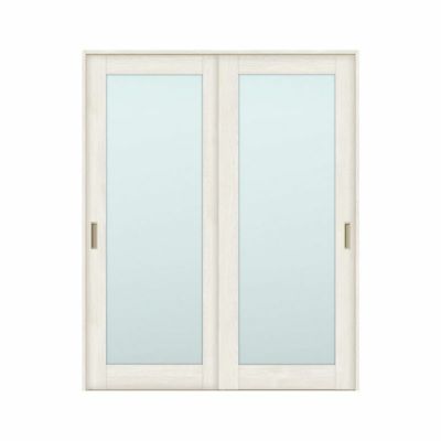 オーダーサイズ リクシル ラシッサＳ 室内引戸 Vレール方式 引違い戸2枚建 ASHH-LGK ノンケーシング枠 W1188～1992㎜×Ｈ1728～2425㎜