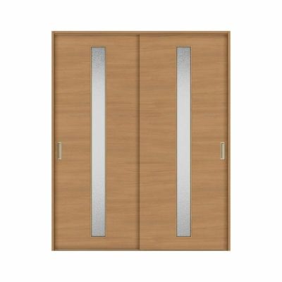 オーダーサイズ リクシル ラシッサＳ 室内引戸 Vレール方式 引違い戸2枚建 ASHH-LGB ケーシング付枠  W1188～1992mm×Ｈ1728～2425mm