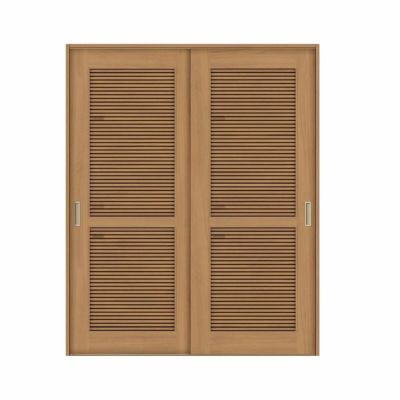 オーダーサイズ リクシル ラシッサＳ 通風タイプ 室内引戸 Vレール方式 引違い戸2枚建 ASHH-LTA ケーシング付枠 W1188～1992mm×Ｈ1728～2425mm