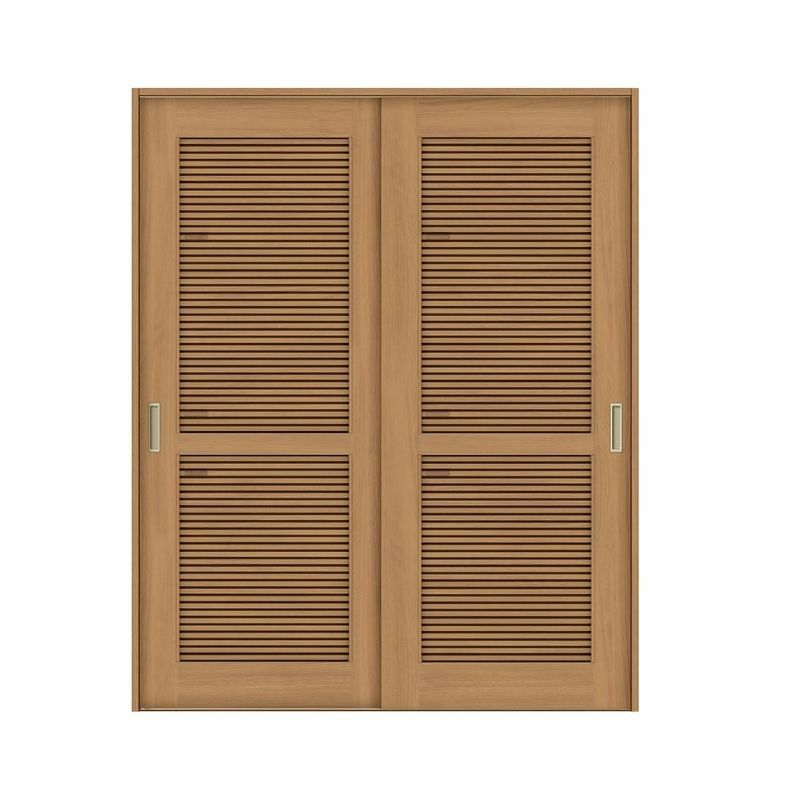 オーダーサイズ リクシル ラシッサＳ 通風タイプ 室内引戸 Vレール方式 引違い戸2枚建 ASHH-LTA ケーシング付枠 W1188～1992mm×Ｈ1728～2425mm