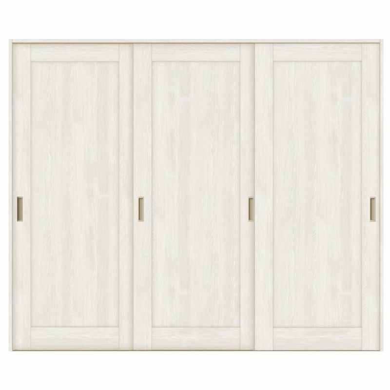 オーダーサイズ リクシル ラシッサＳ 室内引戸 Vレール方式 引違い戸3枚建 ASHT-LAG ノンケーシング枠 W1748～2954㎜×Ｈ1728～2425㎜